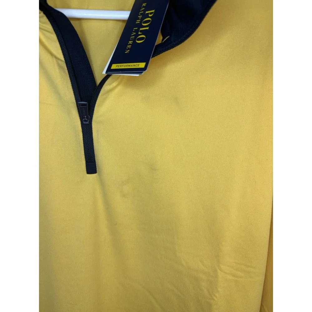 Polo Ralph Lauren Performance 1/4 Zip Wicking Pullover Mens Medium NWT $125 READ